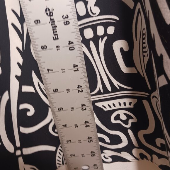 MSK, Black & White Paisley Sleeveless Maxi Dress, EUC, Beachy, Vacation, Boho - Picture 14 of 16
